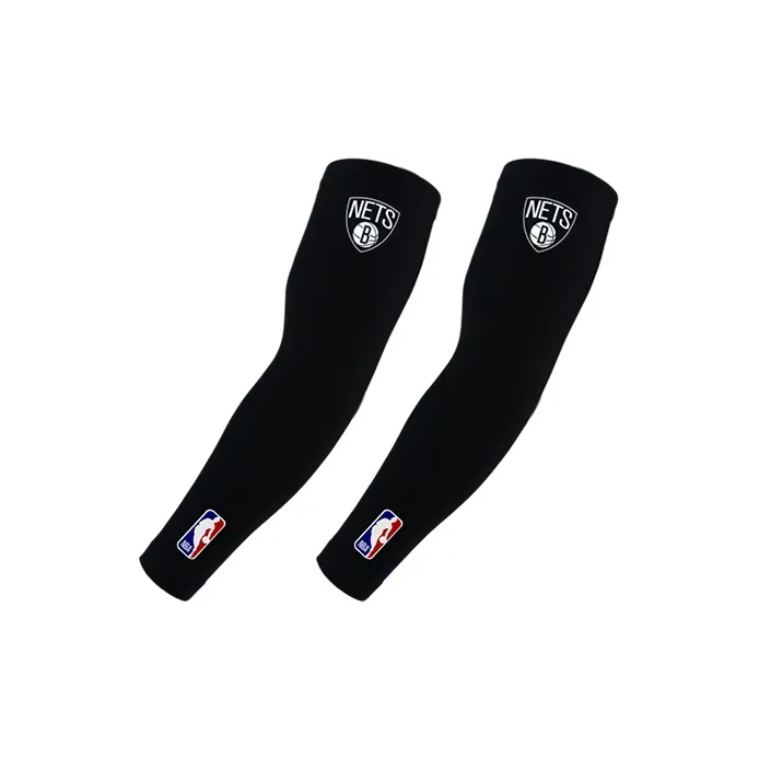 NBA Arm Guards 2 Pack Black White Unisex-16