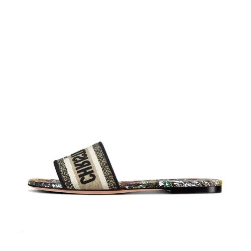 DIOR Dway Slide Slippers Women's Black/Brown