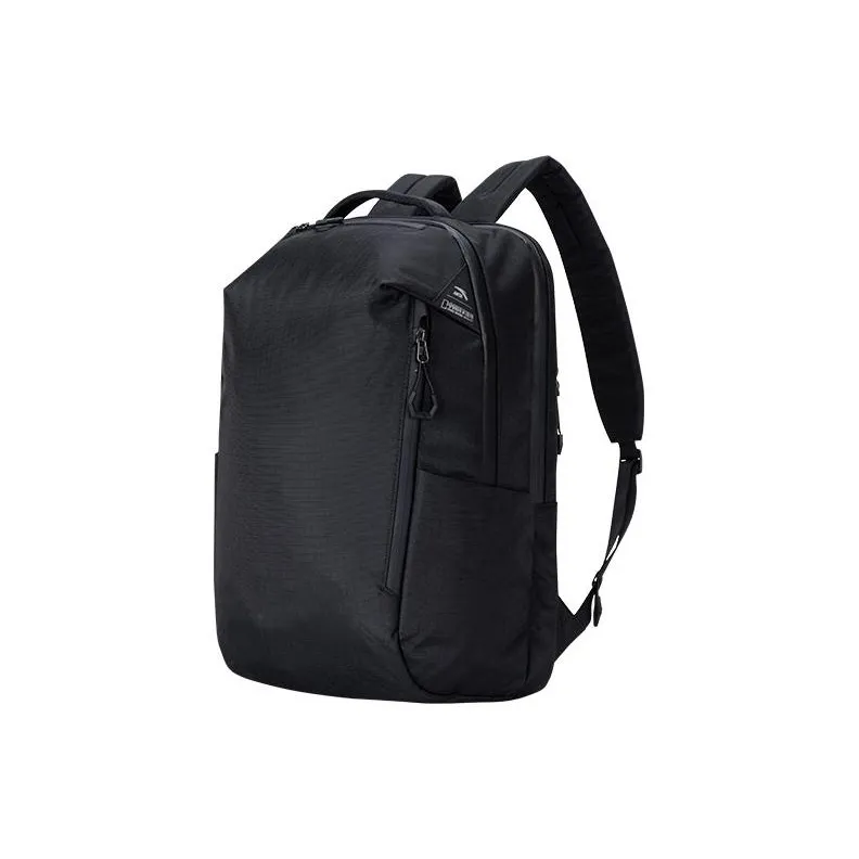 Anta × China National Geography, Collaboration Fabric Backpack Regular Unisex Basic Black-1