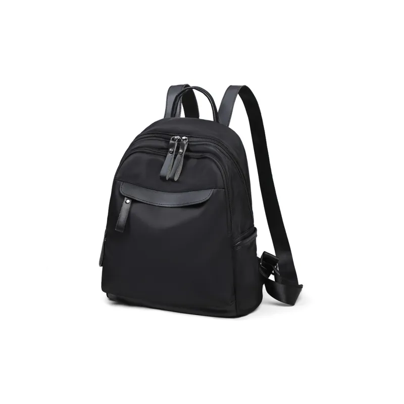 PT'SON Oxford Backpack Regular Unisex Black-1