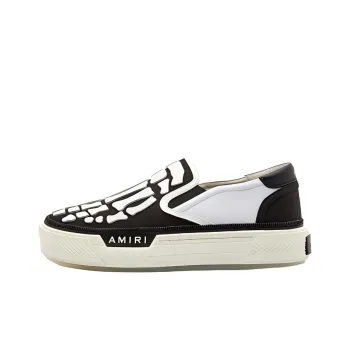 AMIRI Women's Skel Top Slip On 'Black White'