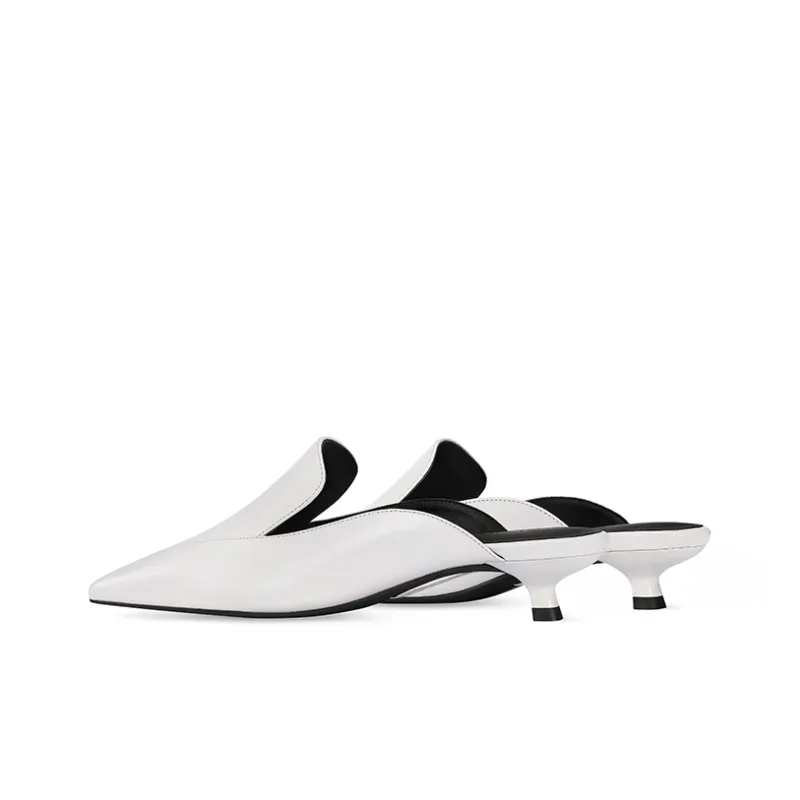 7or9 Wrap toe Slippers Women's White-2