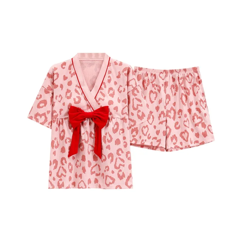 Mulong Family Pajama Set Women's Rose Red-0