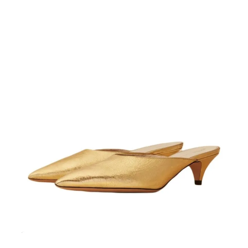KHAITE The River Pointed Toe Mules Women's-3