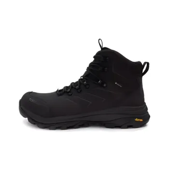 TOREAD Cushioning, Abrasion Resistant, And Waterproof High Top Mountaineering Hiking Shoes Men's Black