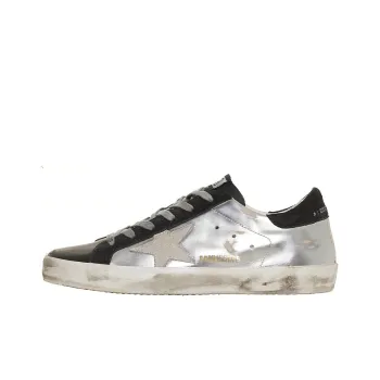 Golden Goose Super Star Stylish Skateboarding Shoes Women's Silver