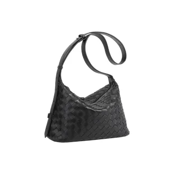 YOCAMU Cow Leather Shoulder Bag, Crossbody Bag Regular Women's White/Black/Pink