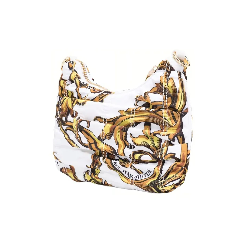 VERSACE JEANS COUTURE Polyurethane With Polyamide Shoulder Bag Women's White-5