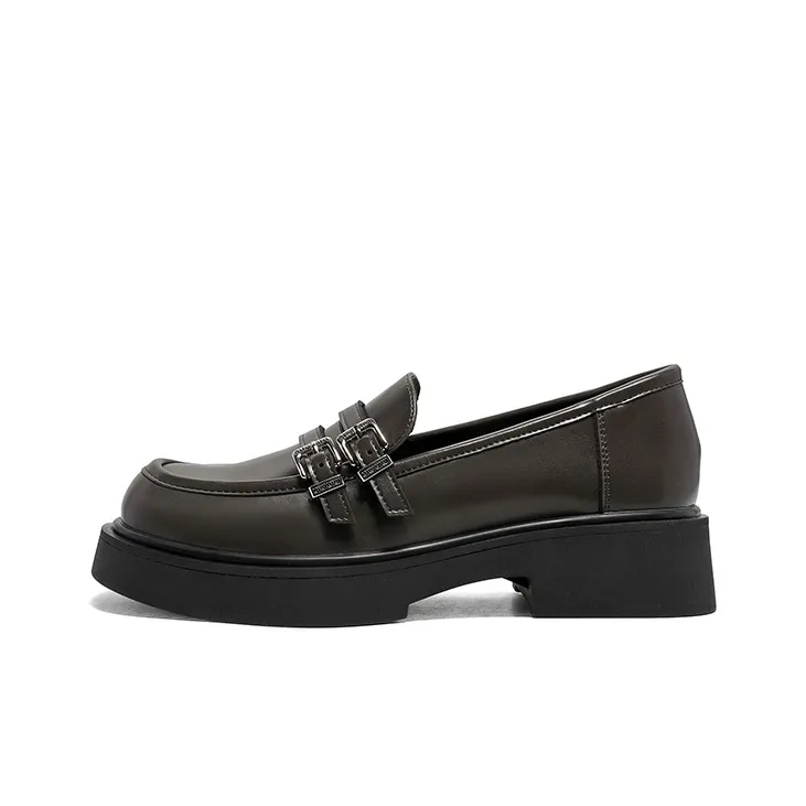 DUSTO Loafers Women's Black/Coffee-0