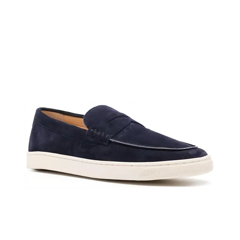 Brunello Cucinelli Suede Penny Loafers-2