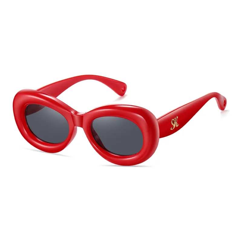 SHEEN KELLY Oval Sunglasses Unisex-11