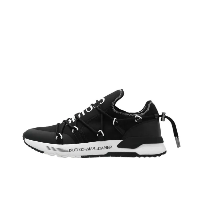 VERSACE JEANS COUTURE Low Top Casual Shoes Men's Black-0
