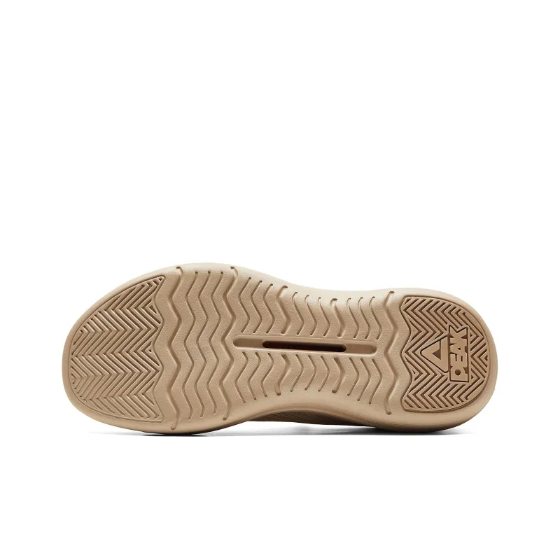 PEAK Training Shoes Men Low Top Khaki Floral Yarn-5