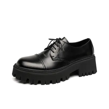 V05 Dress Shoes Men Low-Top Black