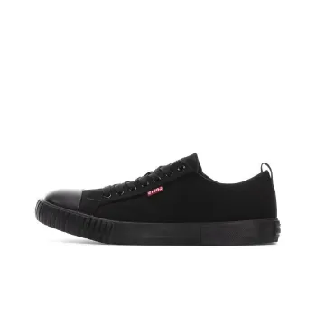 Levi's Anti Slip Wear Resistant Low Top Canvas Shoes Men's Black