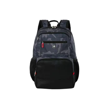 SUISSEWIN Polyester Students Large Capacity Regular Unisex Camouflage