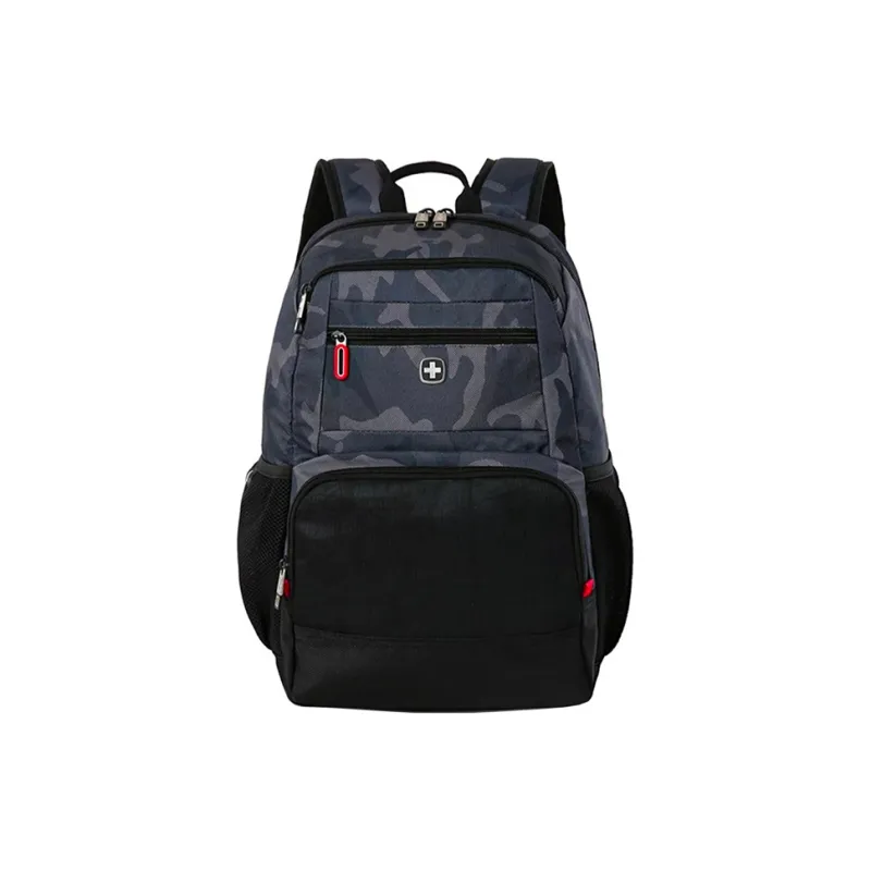 SUISSEWIN Polyester Students Large Capacity Regular Unisex Camouflage-0