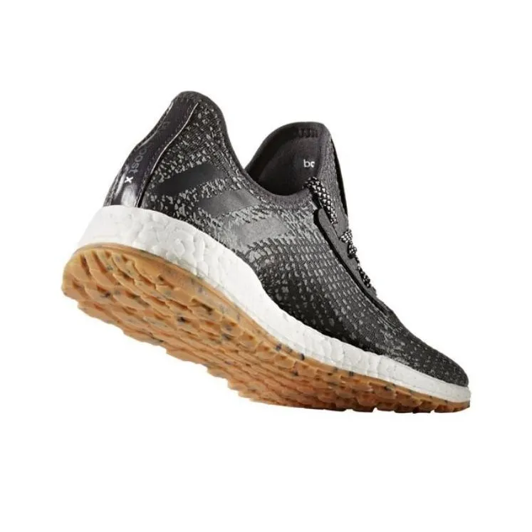 Adidas Pureboost X Cushioning Wear Resistant Low Top Running Shoes Unisex Black White-3