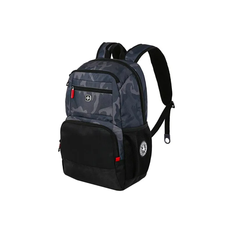 SUISSEWIN Polyester Students Large Capacity Regular Unisex Camouflage-1