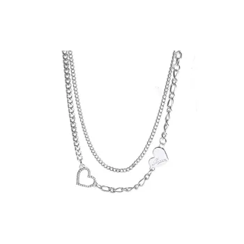 FUO Titanium Steel Necklaces Women's