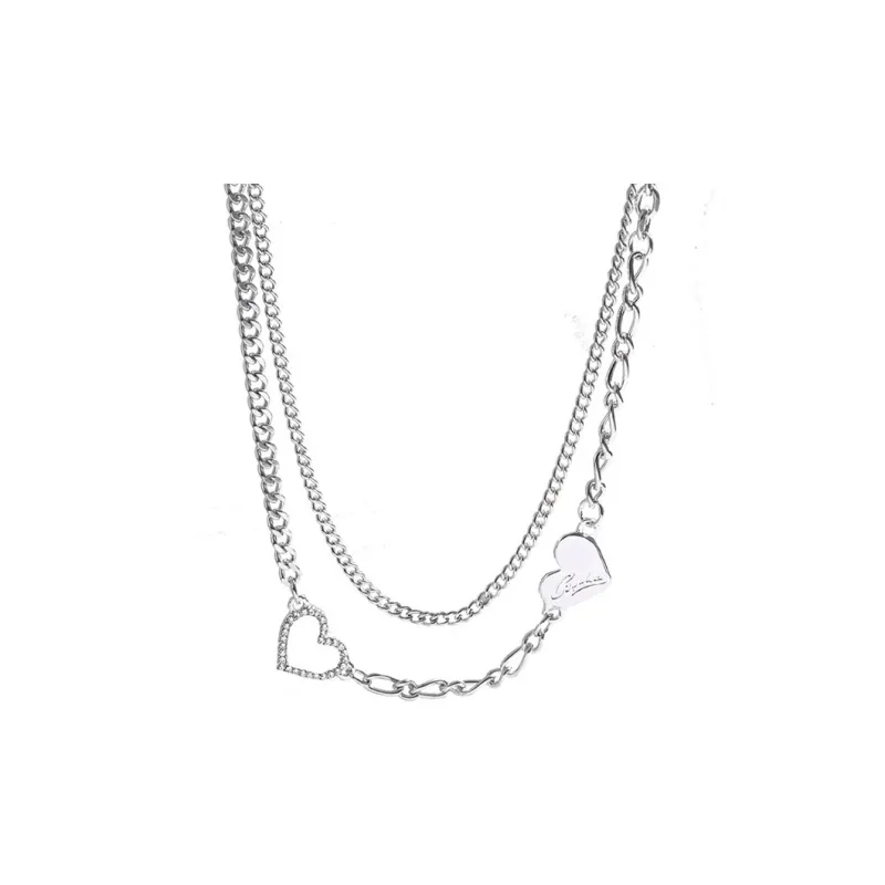 FUO Titanium Steel Necklaces Women's-0