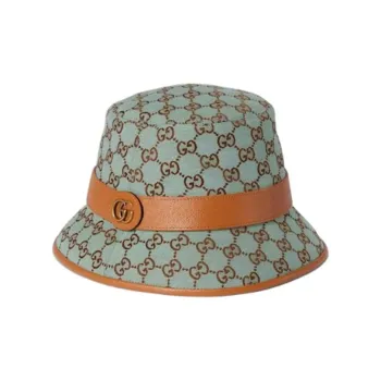 GUCCI Canvas Bucket Hats Women's Blue