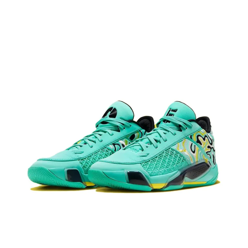 Jordan 38 Low Hyper Turquoise-2