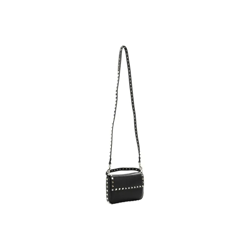 Valentino Cow Leather Handbag Women's Black-1