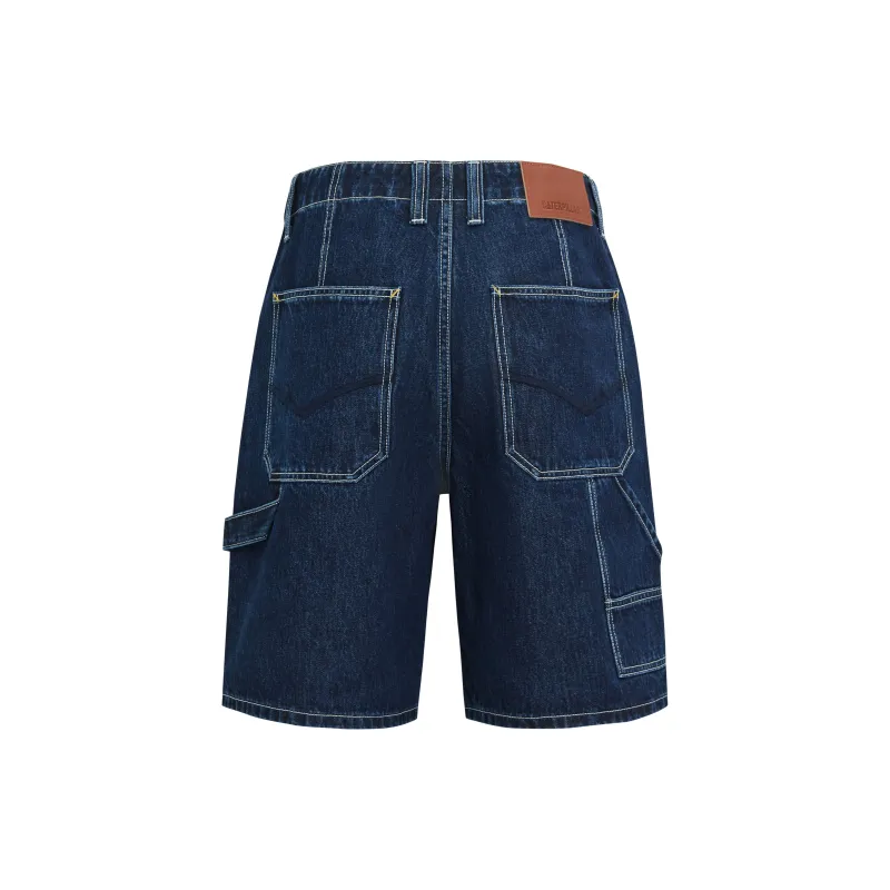 CAT SS24 Denim Shorts Men's Indigo-1