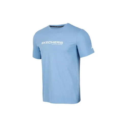 Skechers T-Shirts Men Allure Blue/00MU