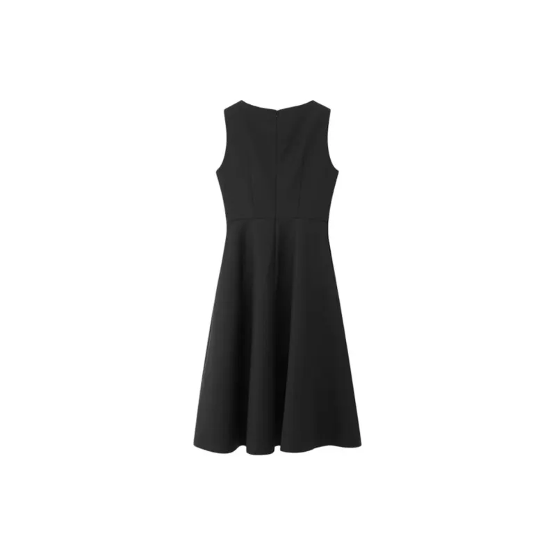 NINE WEST Sleeveless Dress Women's Black-1