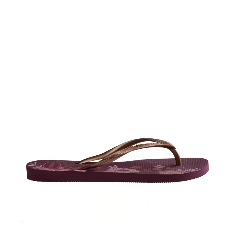 Havaianas Abrasion Resistant Flip Flops Women's Purple Gold-1
