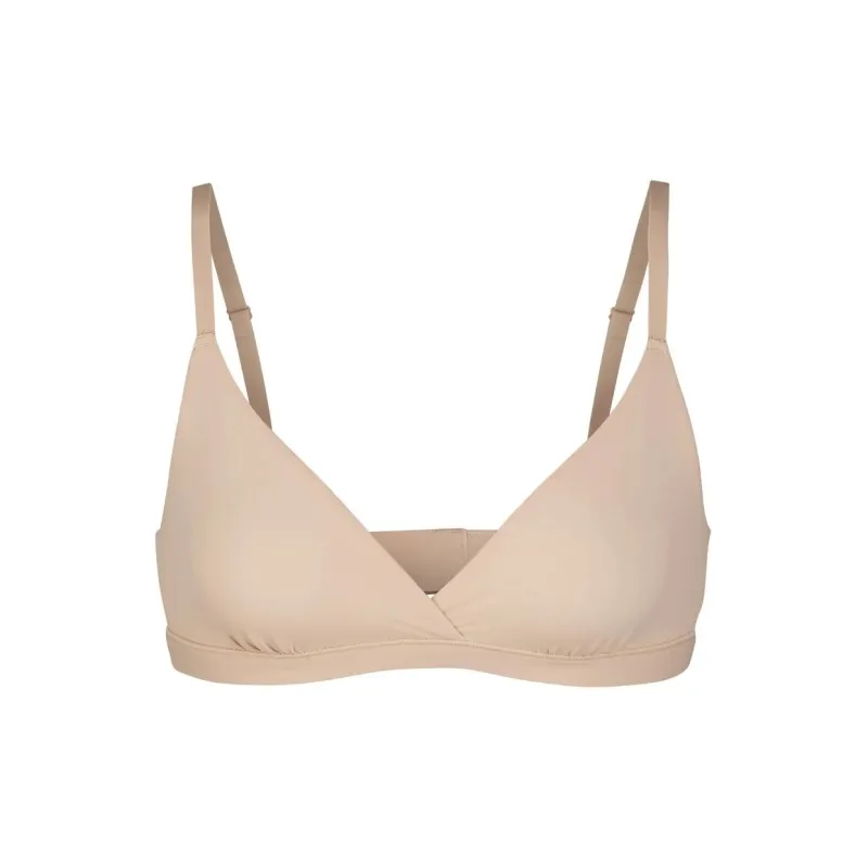 SKIMS FITS EVERYBODY CROSSOVER BRALETTE Bra Women's MICA/Mica-0