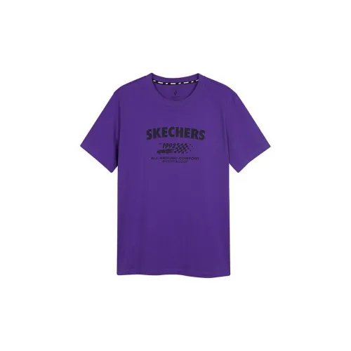 Skechers T-Shirts Men Prism Purple/00GM