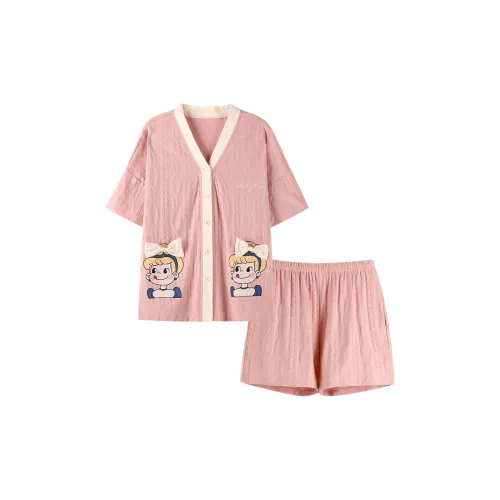 Follow The United States Pajama Set Women's Cherry Blossom Pink