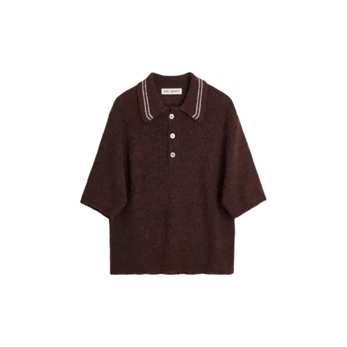 OUR LEGACY Traditional Knitted Polo Shirt