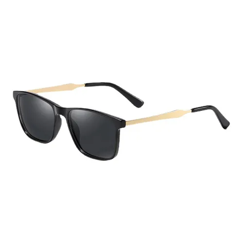 Lanza Square Sunglasses With Polarized Lenses Unisex