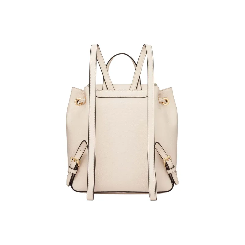 MICHAEL KORS Cow Leather With Artificial Leather Backpack Trumpets Women's Milk White-1