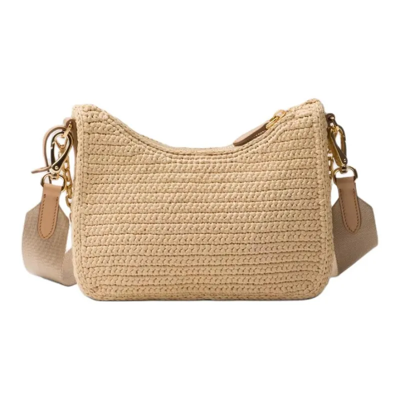 PRADA Re-Edition Nylon Shoulder Bag Crossbody Bag Mini Women's Natural-2
