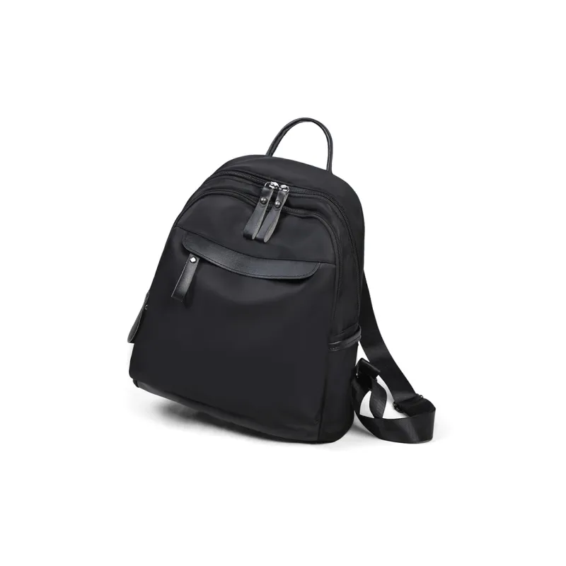 PT'SON Oxford Backpack Regular Unisex Black-3
