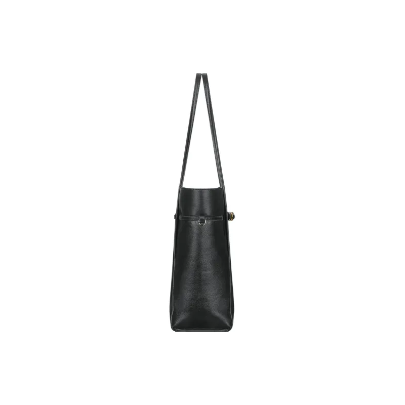 GIVENCHY Voyou Floral Calfskin Tote Bag, Shopping Bag, Shoulder Bag, Handbag Small Size Women's Black-2