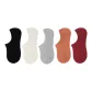5 Pack, Black+White+Light Gray+Orange+Brick Red