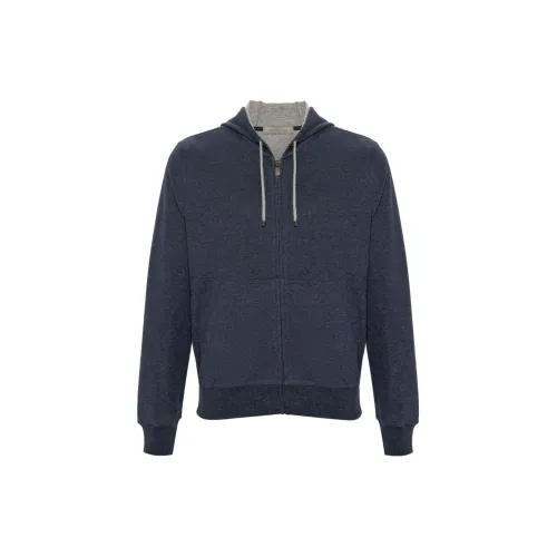 Corneliani Brushed Zip-up Hoodie