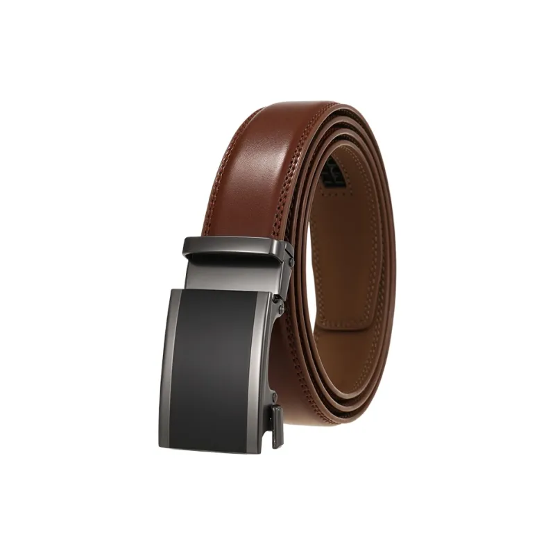 CARTELO Cow Leather Belts Men's 3.5cm-1