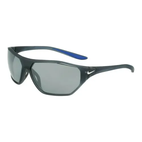 Nike Plastic Irregular Shape Sunglasses Men's Gray