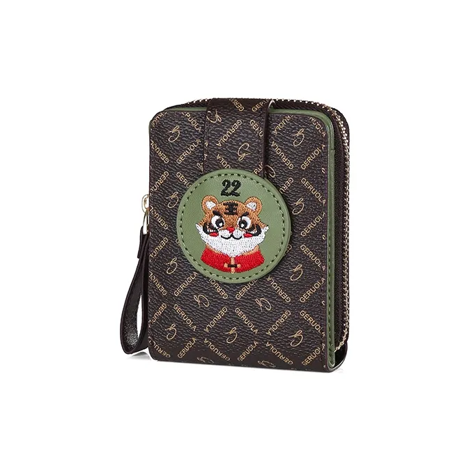 Gorora PVC Card Holder Regular Women's Matcha Green/Moonlight Blue-1