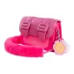 S Size-Raspberry Pink | Pink[Faux Fur Strap+Pendant]