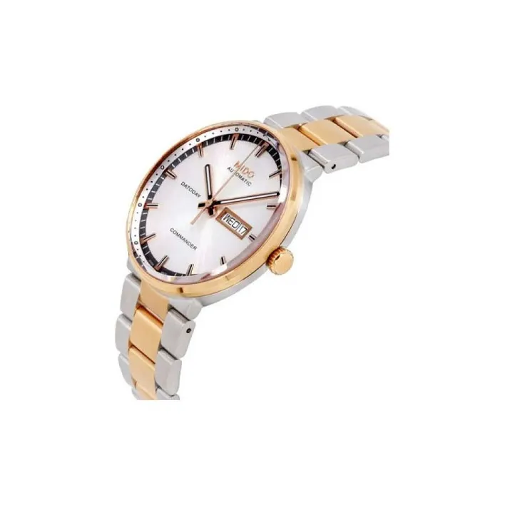 MIDO Commander Automatic Mechanical Movement Unisex Watch 40mm Silver Dial-1