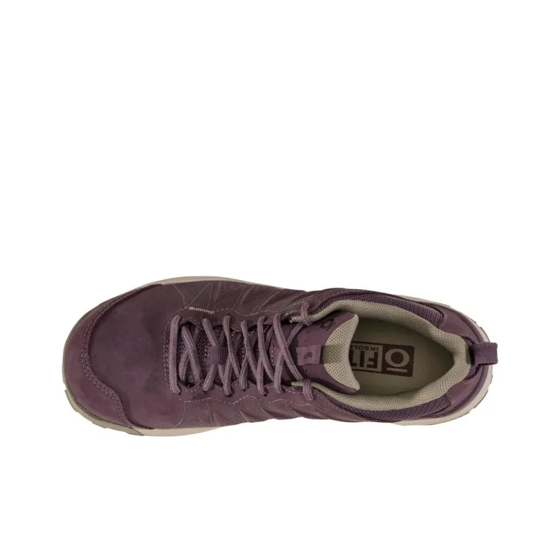 Oboz Footwear Sypes Cushioning Wear-Resistant Low-Top Hiking Trekking Shoes Women's Purple White-3