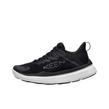 KEEN WK450 Cushioning Wear Resistant Low Top Casual Shoes Women's Black White